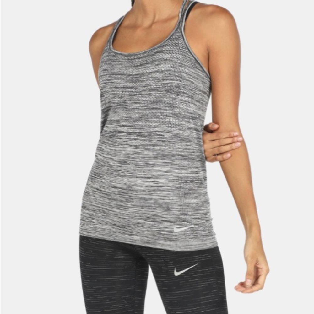Nike Heathered Gray Sleeveless Top